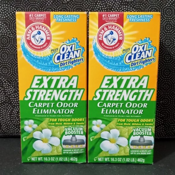 🟢 $ 5.00 Arm & Hammer Carpet Odor Eliminator plus OXI CLEAN (pack of 2) - Picture 1 of 4